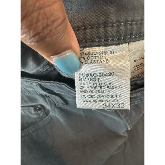 AG Adriano Goldschmied Jeans Men's Gray The Graduate Tailored Leg Size 34x32 - Picture 3 of 14